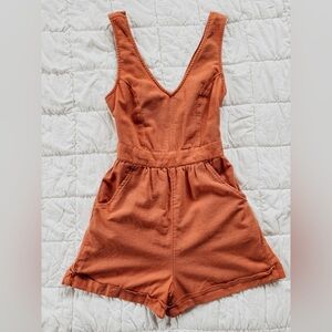 American Eagle terra cotta romper